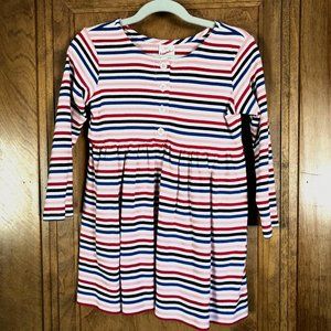 striped skater dress